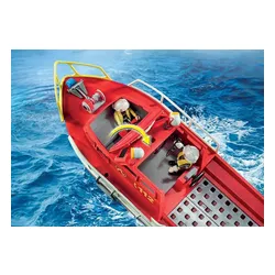 Playmobil Zestaw z figurkami Action Heroes 71598 Łódź ratownicza straży pożarnej