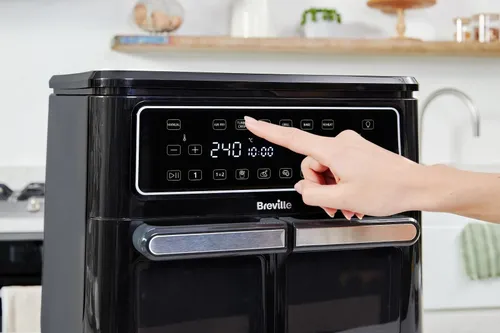 Air Fryer Frytkownica beztłuszczowa BREVILLE VDF130X 11l z podwójnym koszem