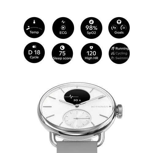 Smartwatch Withings ScanWatch 2 38mm серый