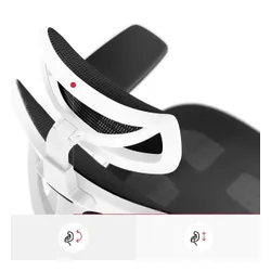 Fotel DIABLO CHAIRS V-Basic Biało-czarny