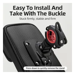 Torba rowerowa na kierownicę Rockbros 301101770001 WP Bike Phone Bag for 6.7" black