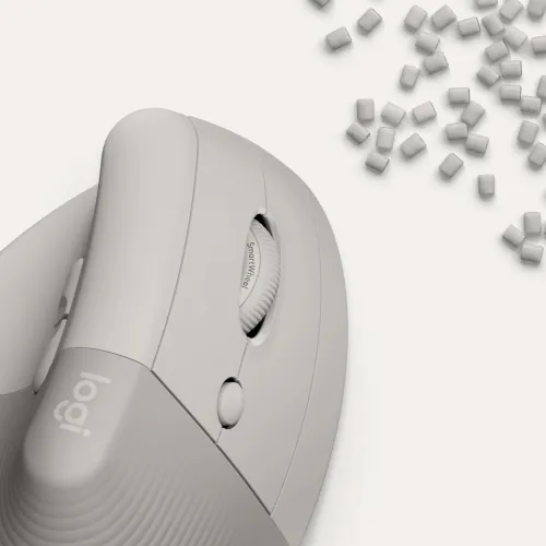 Myszka Logitech Lift Dla praworęcznych Piaskowy