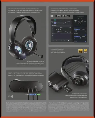Słuchawki bezprzewodowe z mikrofonem SteelSeries Arctis Nova Pro Omni Nauszne Czarny