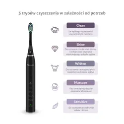 Szczoteczka soniczna TRUELIFE SonicBrush Clean30 Czarny