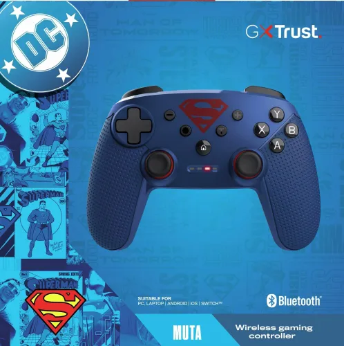 Pad Trust GXT 542SM Muta do PC, Nintendo Switch, Android, iOS Bezprzewodowy Niebieski