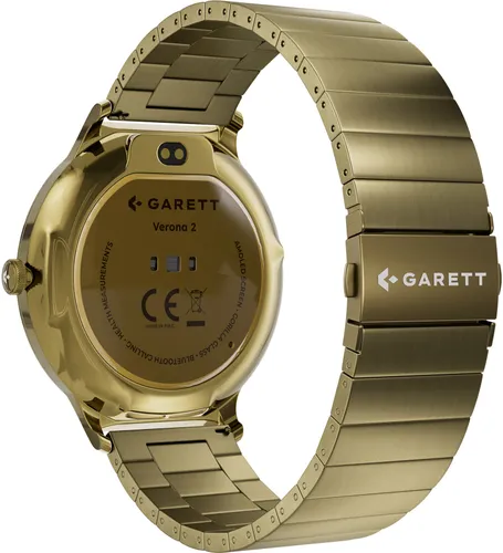 Smartwatch GARETT Verona 2 Złoty Stalowy
