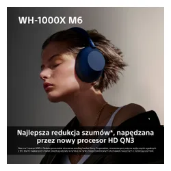 Słuchawki nauszne SONY WH-1000XM6 ANC Czarny