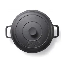 SKOTTSBERG Cast Iron 5,5 l - garnek żeliwny na ognisko z pokrywką