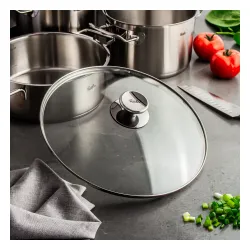 FISSLER 30 cm - pokrywka szklana