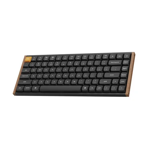 Klawiatura gamingowa Keychron K3M-F1 75% Red Switch RGB Hot-Swap bezprzewodowa mechaniczna Gateron Low Profile MX Red 2.0 podświetlana czarna