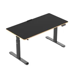 Biurko Ultradesk PULSAR 120cm Regulacja wysokości Czarny