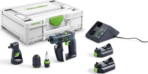 Festool CXS 2.6-Set 10.8 V 2 x 2.5 Ah Şarj edilebilir Pil