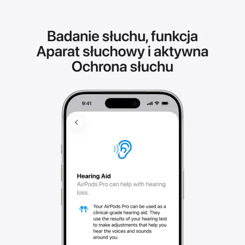 Apple AirPods Pro 3 generacji z etui MagSafe USB/C Dokanałowe Bluetooth Biały