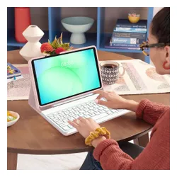 Etui na Samsung Galaxy Tab A9+/A11+ Plus 11.0 TECH-PROTECT SC Pen Różowy + Klawiatura