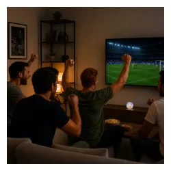 Głośnik Bluetooth Musicmate MM-SB40-W FootballWave LED 5W Biały