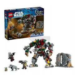 LEGO Star Wars 75451 Mandalorian i Starcie z droidem , zestaw klocków 9+
