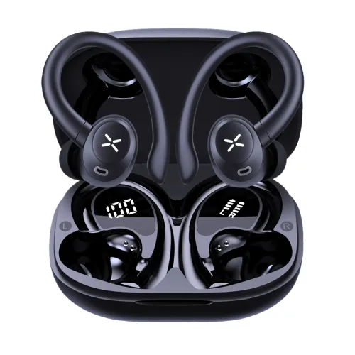 Słuchawki bezprzewodowe Manta RYTMO Sport 2 MATWS012BK Dokanałowe Bluetooth 5.4 Czarny