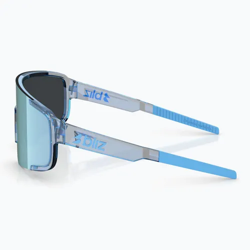Okulary przeciwsłoneczne Bliz P003 transparent blue/smoke ice blue multi
