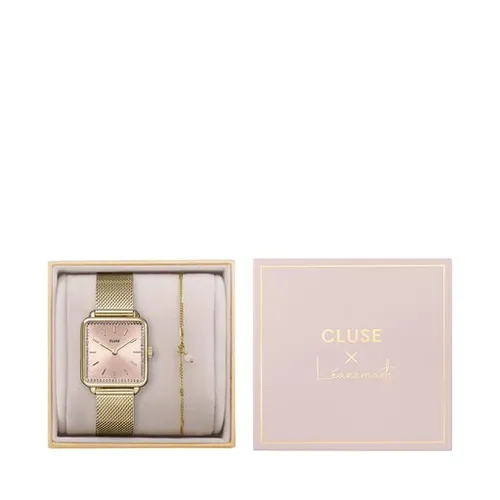 Часы Cluse La Tétragone Léanemarts Cg10322 Gold / Rose