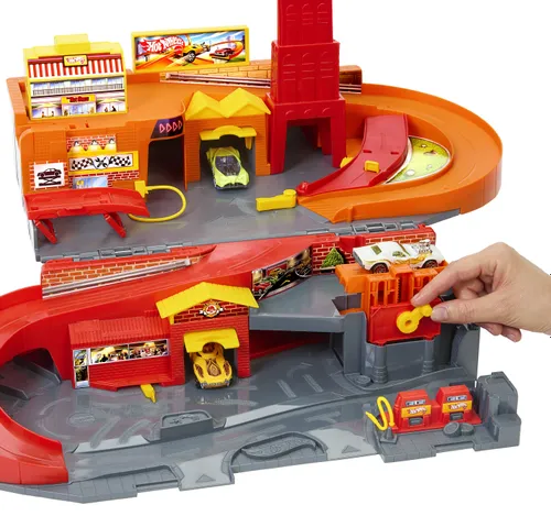 Tor Hot Wheels Stunt Tracks Rajdowe Miasto JFH37