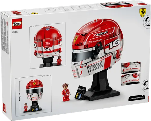 LEGO 43014 Editions: шлем Шарля Леклера Ferrari F1 набор блоков
