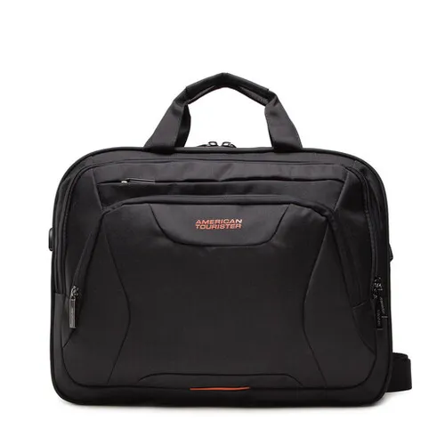 American Tourister la locul de muncă Laptop Bag 88532-1070-1cnu negru / portocaliu