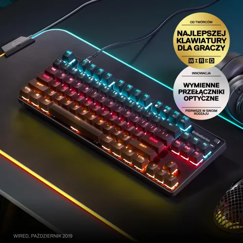 Klawiatura SteelSeries Apex 9 TKL OptiPoint (64847)