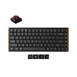 Klawiatura gamingowa Keychron K3U-H3 75% Milk POM Brown Switch 8K