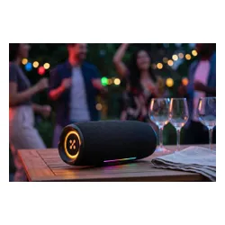 Głośnik mobilny XMUSIC BTS860 Bluetooth, Moc 40W, IP66, Akumulator 5000 mAh,  Radio FM, Czarny