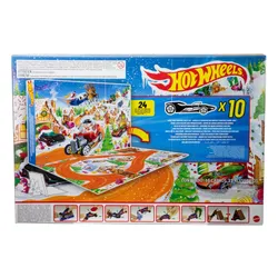 HOT WHEELS KALENDARZ ADWENTOWY 2025 24 niespodzianki, 10 autek JCB47