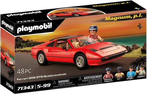 Playmobil 71343 конструктор Magnum P. i. Ferrari 308 GTS Quattrovalv