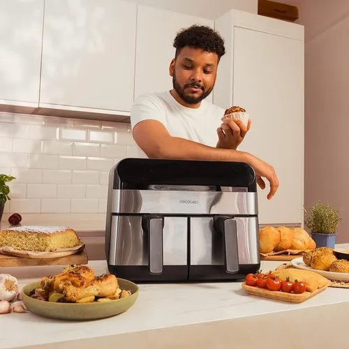 Air Fryer Frytownica CECOTEC Cecotec Cecofry Advance 9000 Inox 9l 8 automatycznych programów
