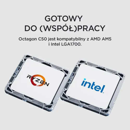 Chłodzenie CPU RAMPAGE Octagon C50 ARGB