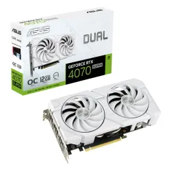 Karta graficzna ASUS Dual GeForce RTX 4070 Super EVO White OC Edition 12GB GDDR6X 192bit DLSS 3