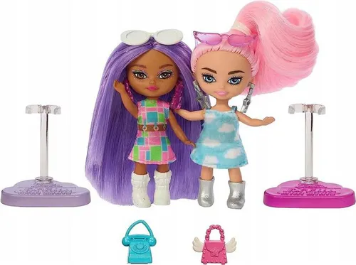 LALKA BARBIE EXTRA MINI MINIS zestaw 5 lalek HPN09