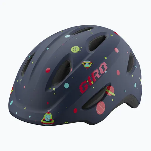 Kask rowerowy dziecięcy Giro Scamp Integrated Mips Jr matte midnight space