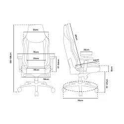 Fotel Arozzi Vernazza XL Soft Fabric Dark Grey Gamingowy do 170kg Tkanina Ciemnoszary