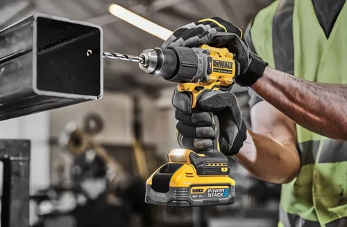 Wiertarko - wkrętarka DEWALT DCD805 + zakrętarka DCF850 + ładowarka + walizka TSTAK + zestaw akumulatorów