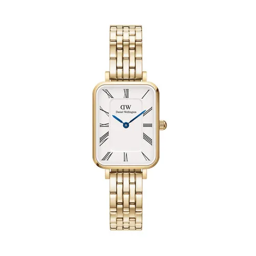 Daniel Wellington Quadro Roman Numerals 5-Link Watch DW00100688 Золото