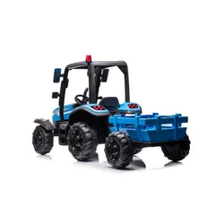 Duży Traktor Na Akumulator Dla Dziecka Blt-206 Przyczepa 24V 2X200W Pilot LED Eva Pasy Bluetooth