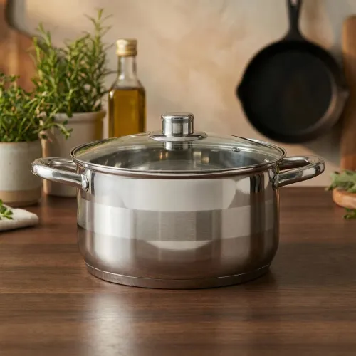 Garnek ze stali nierdzewnej z pokrywką TADAR LUZON 5 l