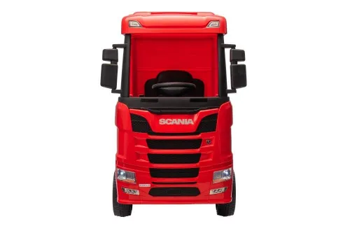 Ciężarówka Na Akumulator Auto Dla Dziecka Scania 500R Lakier 4X4 Skóra LED Eva