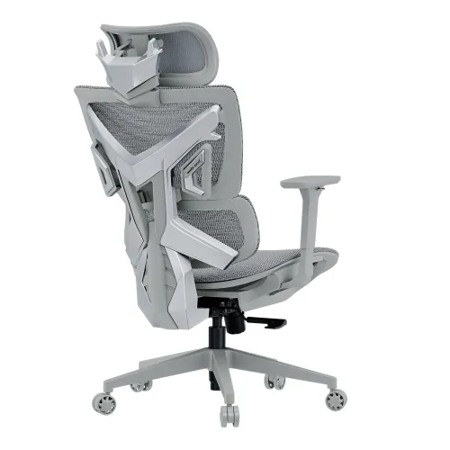 Fotel Anda Seat X-Air Mega XL Mesh Gamingowy do 120kg Tkanina Szary