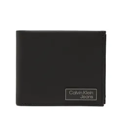 Büyük Erkek Cüzdan Calvin Klein Kot Pantolon logo Plaque Bifold Ekstra K50k510131 BDS