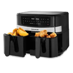 Air Fryer Frytkownica beztłuszczowa TAURUS AF2600D z podwójnym koszem Czarny