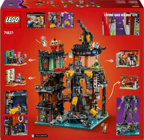 LEGO 71837 NINJAGO Warsztaty w mieście NINJAGO