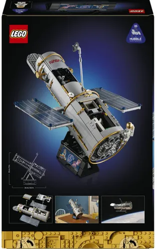 LEGO ICONS 11382 Hubble Space Telescope, zestaw klocków 18+