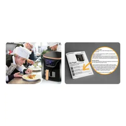 Frytkownica beztłuszczowa Air Fryer BERDSEN BD-652 5l Czarno-złoty