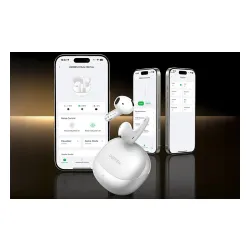 Słuchawki bezprzewodowe UGREEN LightBuds WS217 ANC Douszne Bluetooth 6.0 Biały