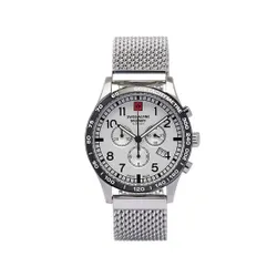 Швейцарские часы Alpine Military Aviator 1746.9132 Silver